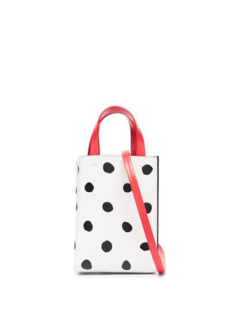 Marni mini Museo polka-dot leather bag