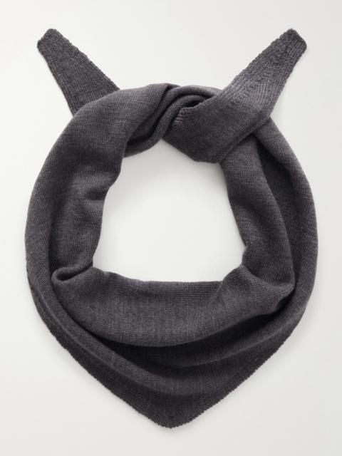 DE BONNE FACTURE Arrow Wool Scarf