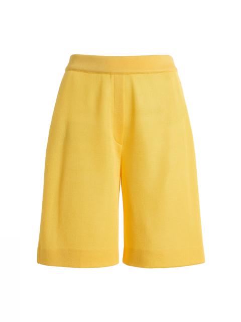 HIGH SPORT Exclusive Joy Slinky Knit Shorts yellow
