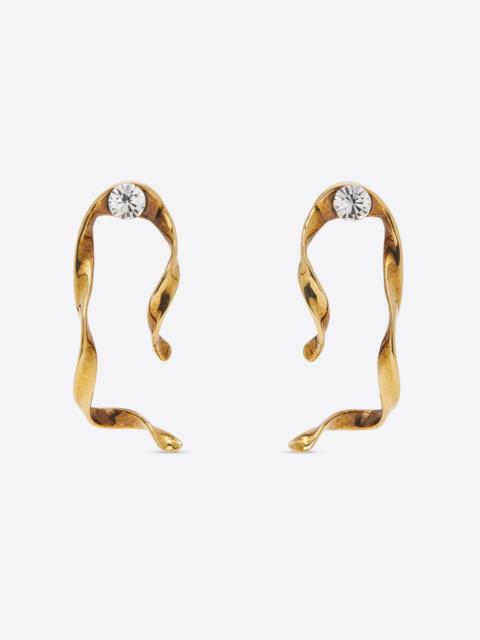 Dries Van Noten WAVE STUD EARRINGS