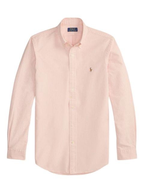 Polo Ralph Lauren logo-embroidered striped oxford shirt
