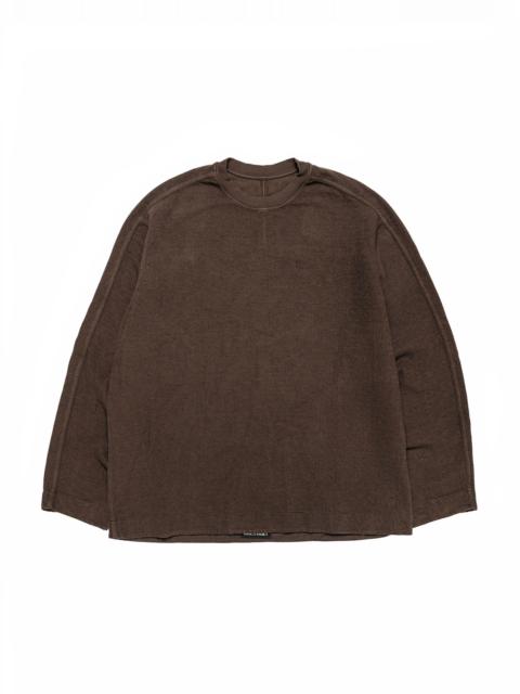 CASEY/CASEY Workwear Sweatshirt Weavy Jersey Dark Brown