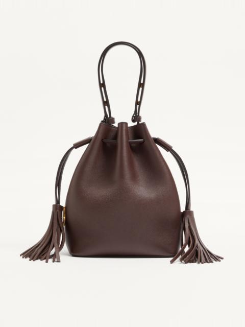 Valentino VALENTINO GARAVANI SMALL SO SEAU BUCKET BAG IN LEATHER