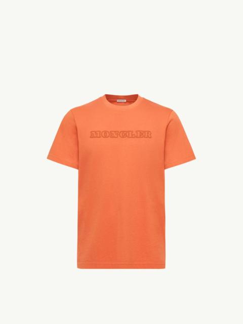 Moncler Logo Cotton Jersey T-Shirt