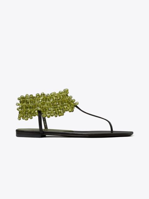 TORY BURCH Beaded Flat Sandal