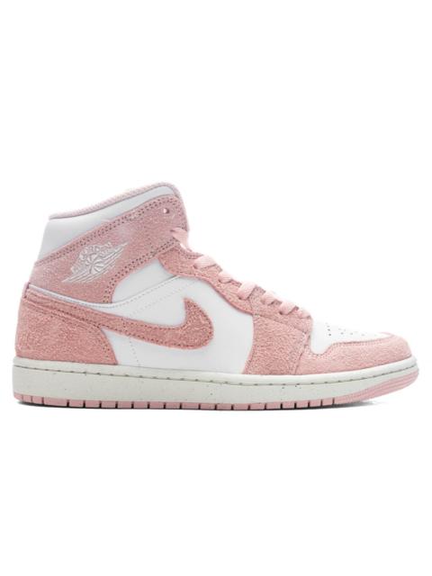 Jordan AIR JORDAN 1 MID SE - WHITE/LEGEND PINK/SAIL