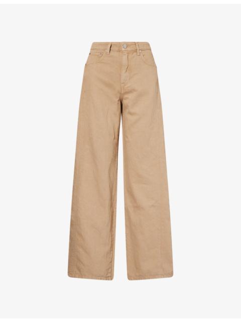 TWP West 11th St Wide-Leg Cotton and Linen-Blend Denim Jeans