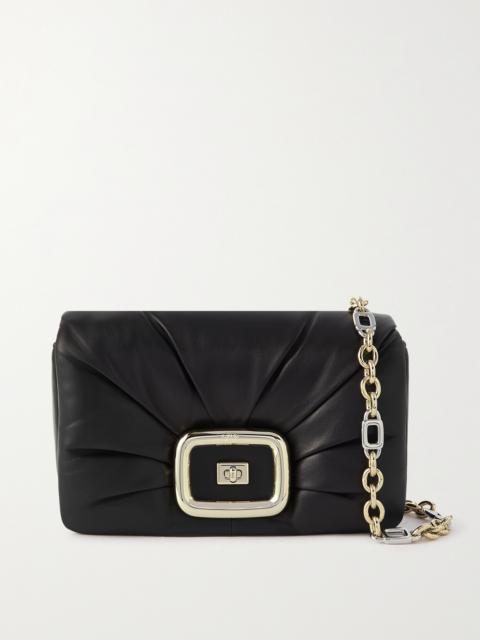 Roger Vivier Vic' Choc Me Padded Leather Shoulder Bag