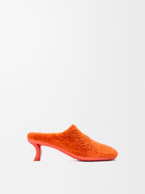 Loewe Dive mule in shearling