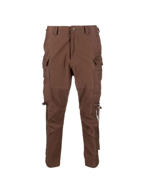 tapered cargo trousers