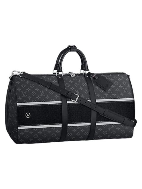 Louis Vuitton Louis Vuitton x fragment Keepall Bandouliere Monogram Eclipse 55 Black