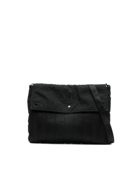 C.P. Company logo quilted tote bag