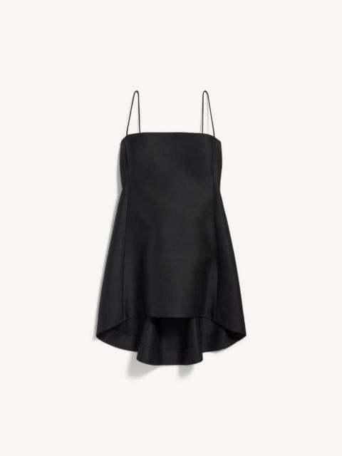BALENCIAGA Women's Babydoll Strap Dress in Black