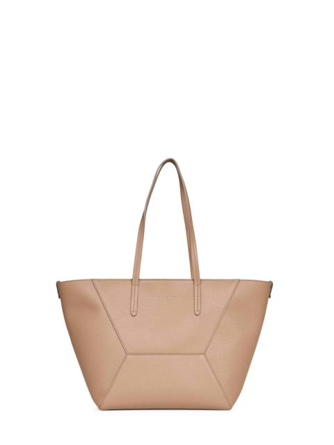 Beige BC Duo small shoulder bag with monili