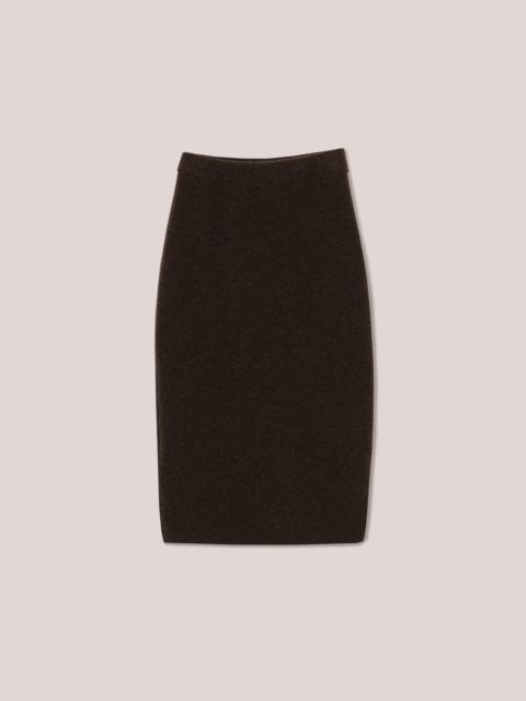 Nanushka ESAH - Compact boucle skirt - Brown
