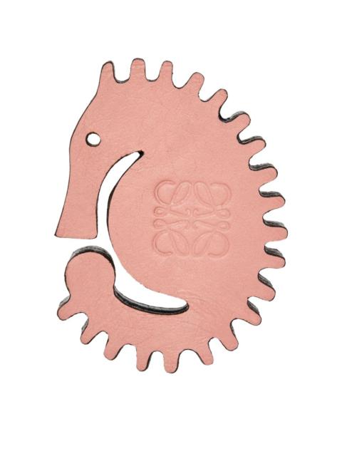 Loewe x Paula's Ibiza Leather Seahorse Keychain