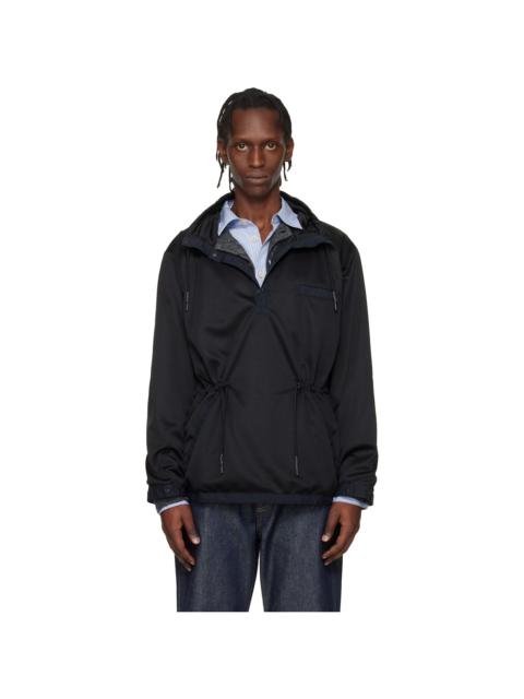 TOGA VIRILIS Black Jersey Pullover Jacket