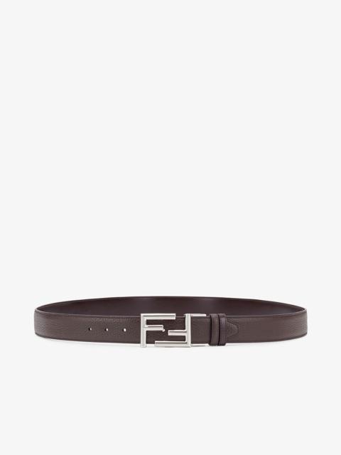 FENDI Brown leather belt