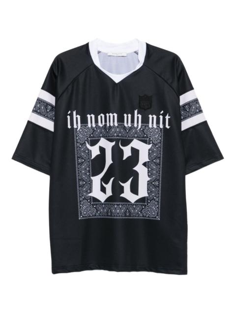 ih nom uh nit logo-print T-shirt