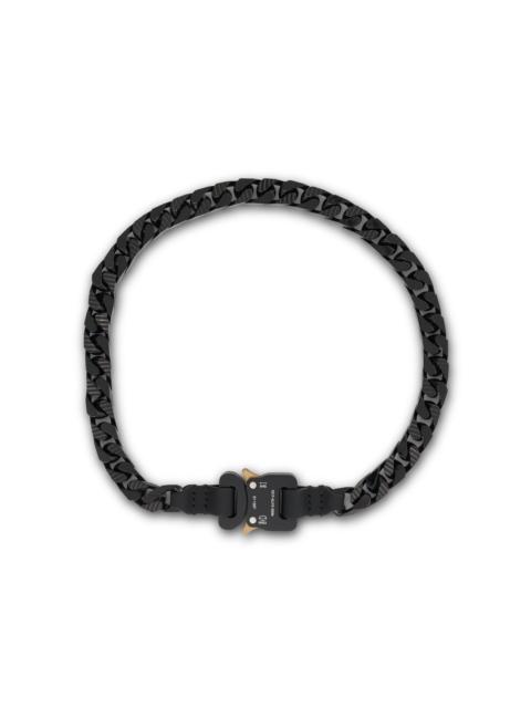 1017 ALYX 9SM Coloured Chain Necklace in Black
