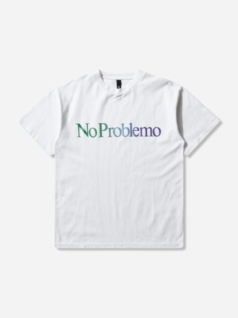No Problemo Gradient Logo T-Shirt White