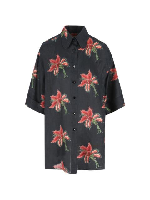 Valentino floral-print shirt