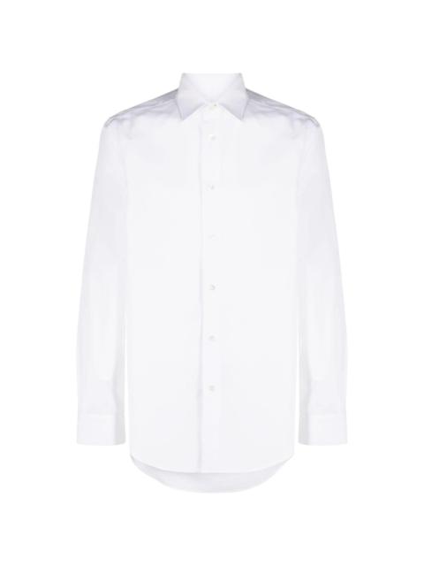 Signature Stripe-cuff cotton shirt