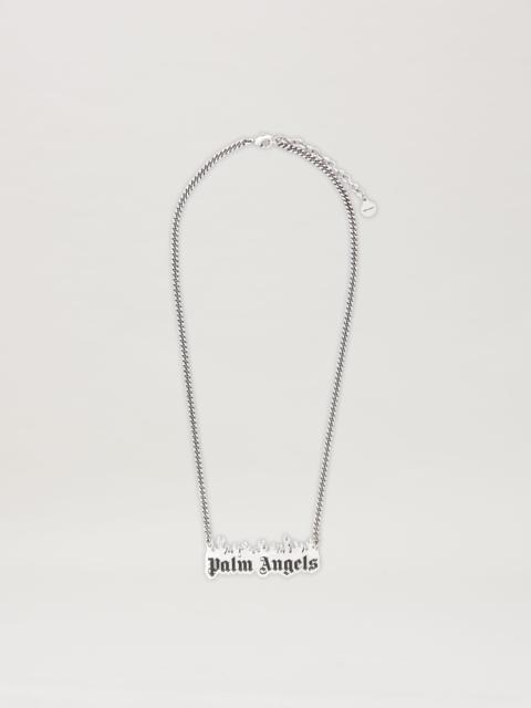 Palm Angels Burning Logo Necklace
