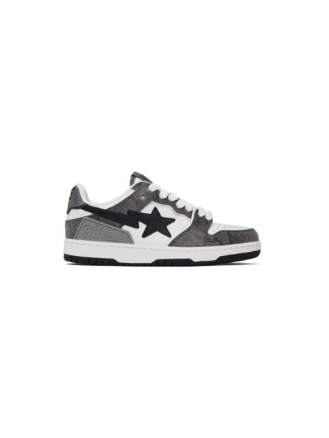 Black & Gray Sk8 STA #1 Sneakers