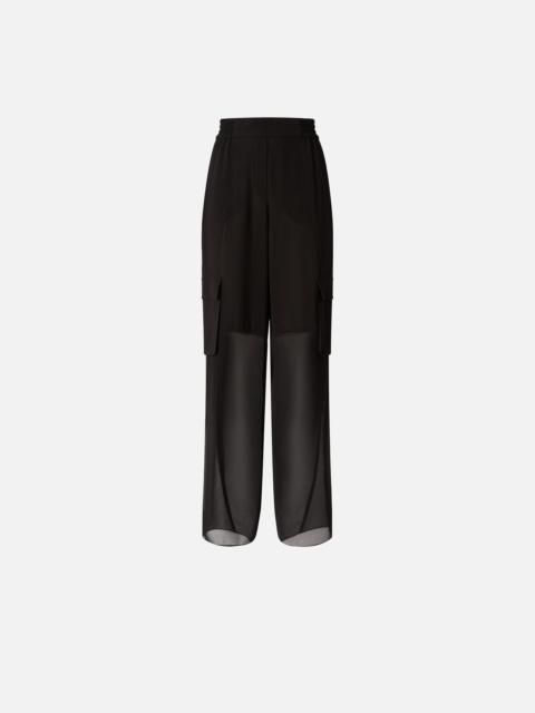 PINKO LIGHTWEIGHT TROUSERS WITH CARGO POCKETS