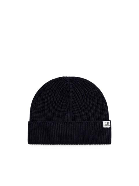 C.P. Company ribbed-knit beanie hat