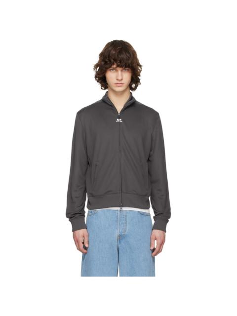 courrèges Gray Signature Track Jacket