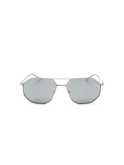 EMPORIO ARMANI geometric-frame sunglasses