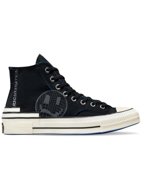 Converse Chuck Taylor All Star 70 Hi Hacked Heel Tear Away Black Blue