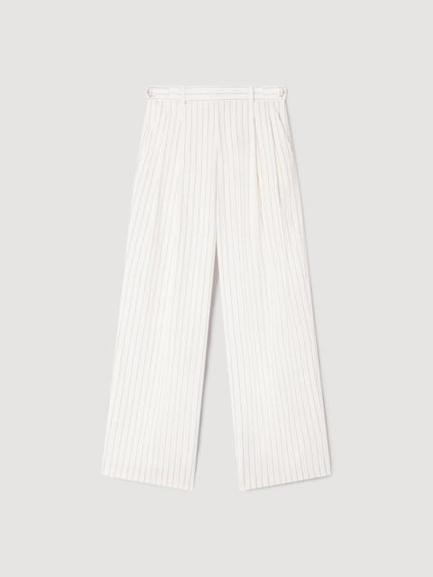 Sandro STRIPED SUIT TROUSERS
