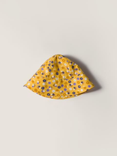 Miu Miu Poplin bucket hat