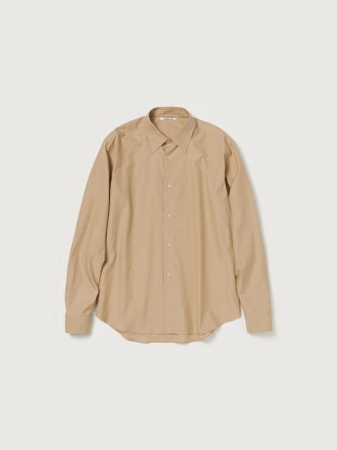 AURALEE WASHED FINX TWILL SHIRT
