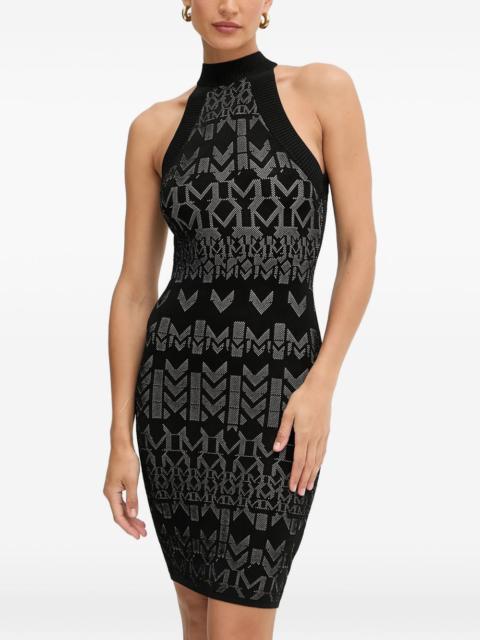 GUESS USA halterneck patterned mini dress