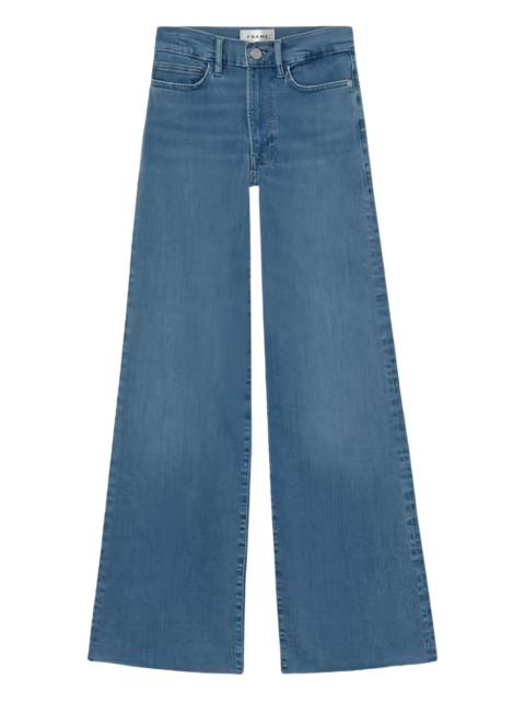 FRAME Le Easy Flare Raw jeans