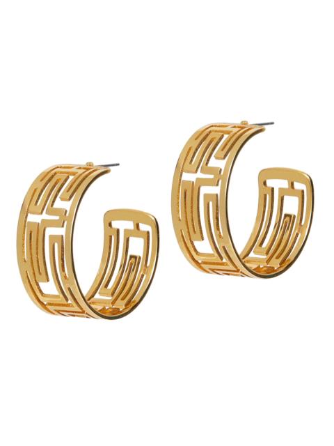 LELE SADOUGHI Women's Greek Key 14K-Gold-Plated Hoop Earrings - Gold