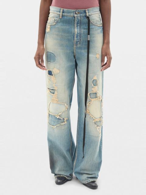 Ann Demeulemeester Jakoba 5-Pockets Straight Leg Loose Trousers