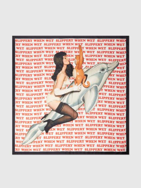 Stella McCartney Jeff Koons Slippery When Wet Scarf