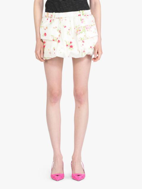 N°21 FLORAL-PRINT COTTON SKIRT