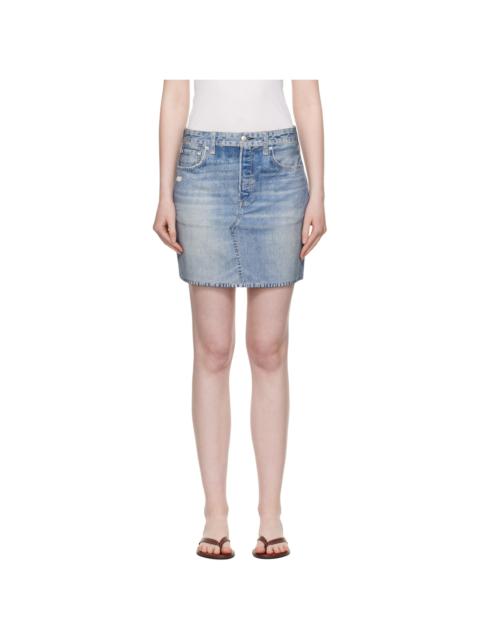 Blue Miramar Ponte Miniskirt