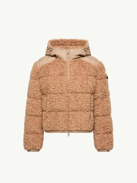 Moncler Alpestre Hooded Teddy Short Down Jacket