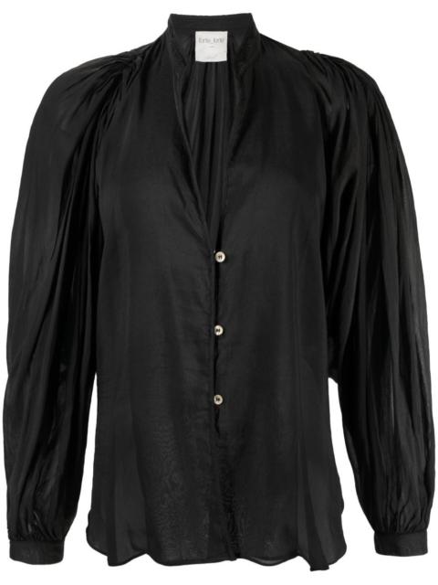 forte_forte semi-sheer blouse