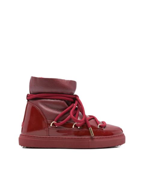 INUIKII leather lace-up boots