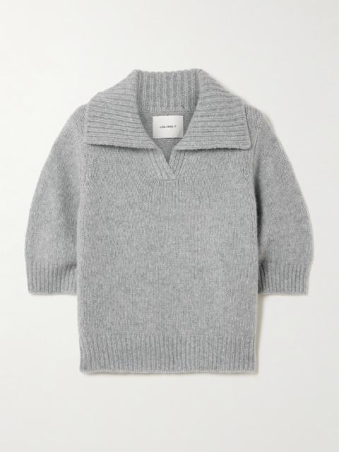 Lailai Cashmere And Silk-blend Polo Sweater