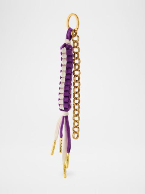 Golden Goose Braided Tassel Keychain