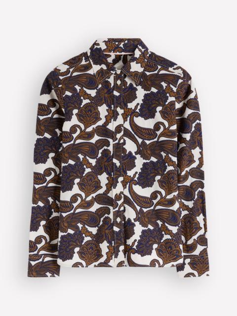 BODEN The New Sienna Cotton Shirt-Almond Milk, Paisley Bouquet